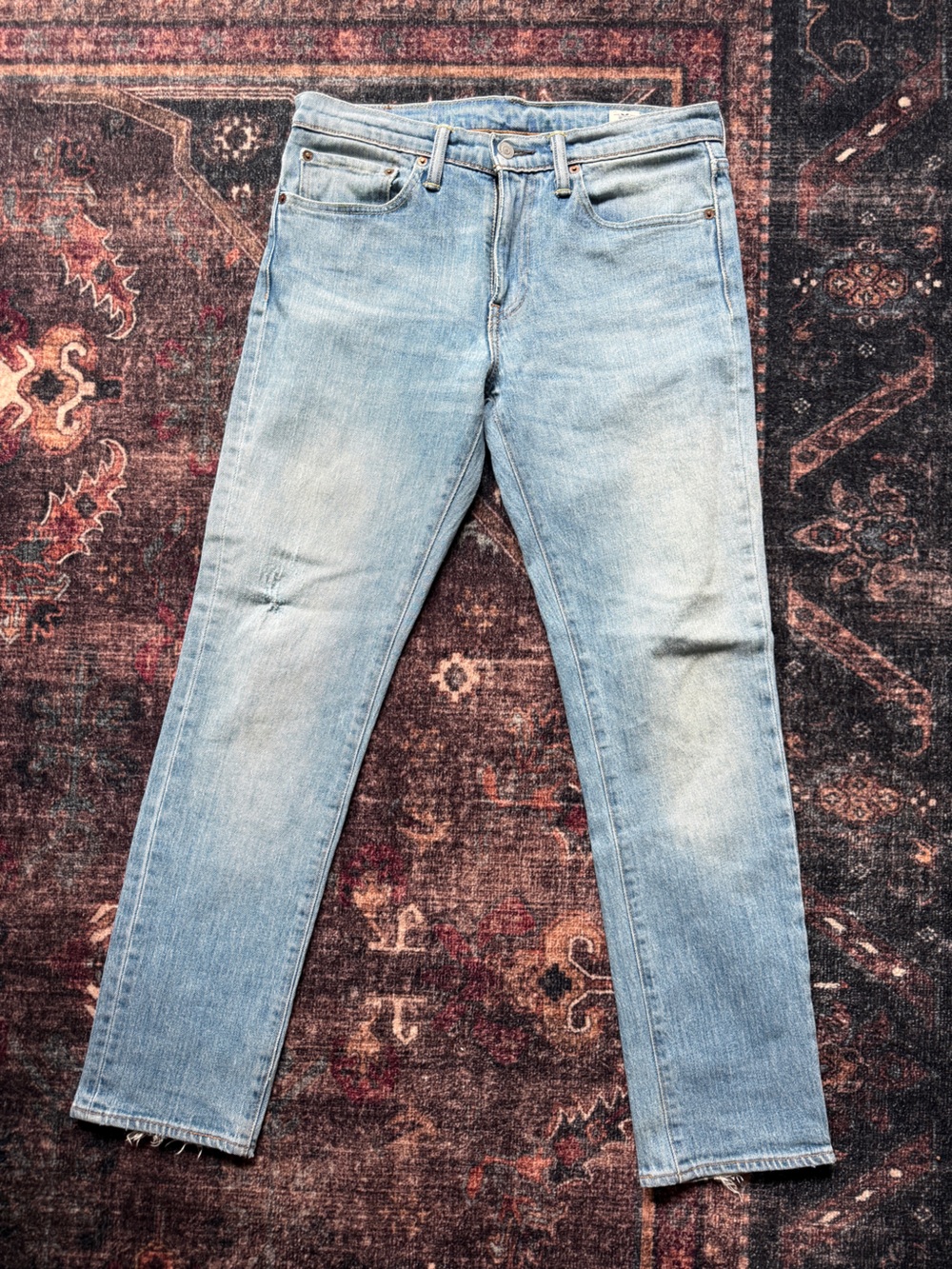 Levi’s 511 Cone‎ Denim White Oak Light Wash Straight Leg Jeans Blue